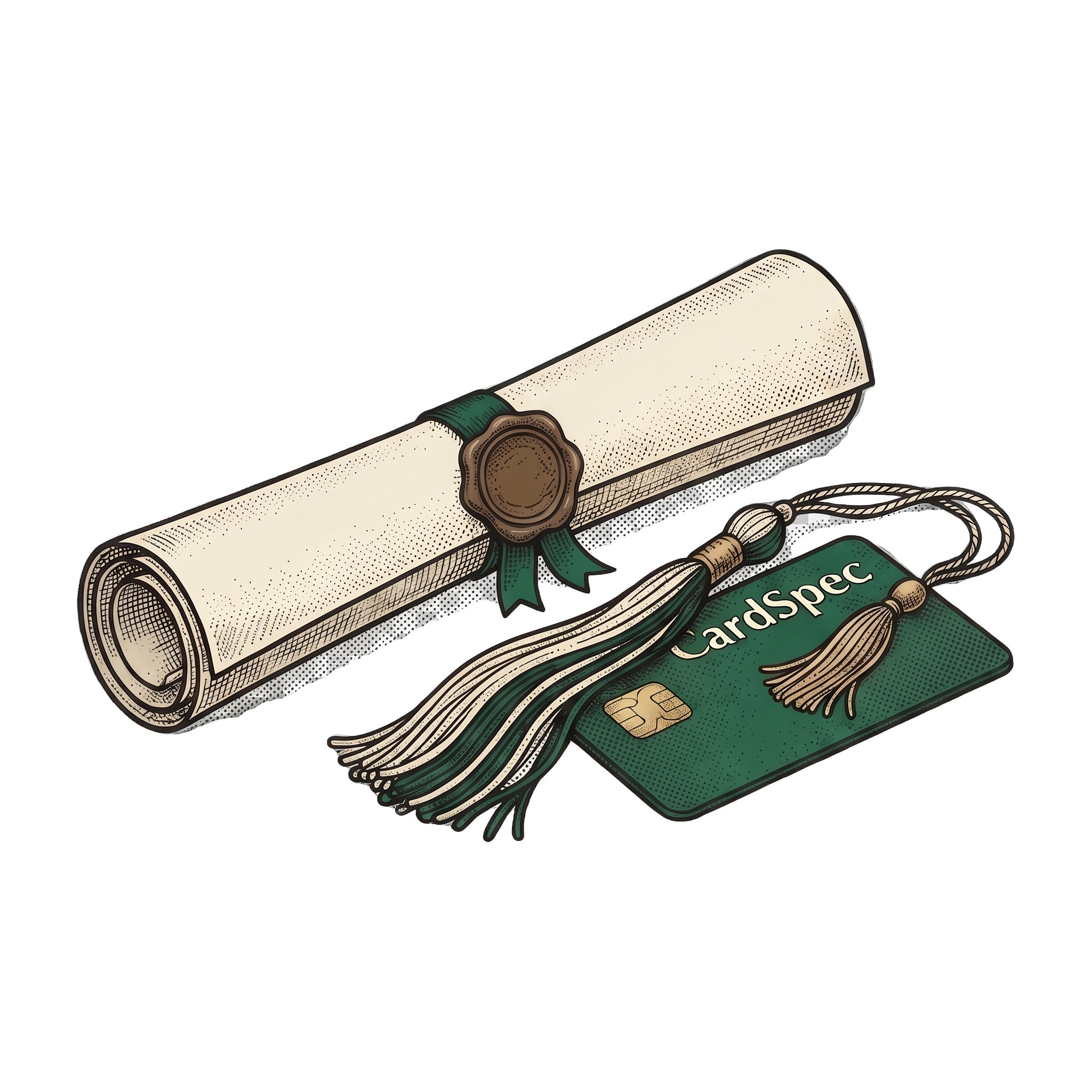 Diploma with a credit card